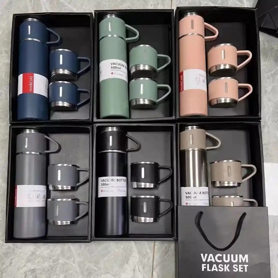Termo de 500ml con 3 tazas