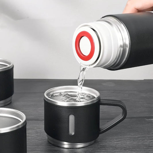 Termo de 500ml con 3 tazas